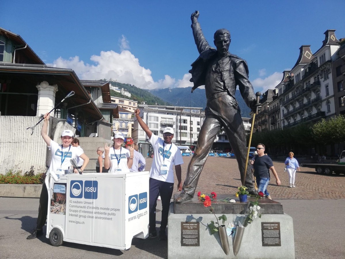 Communiqué: «Montreux: offensive de charme contre le littering»