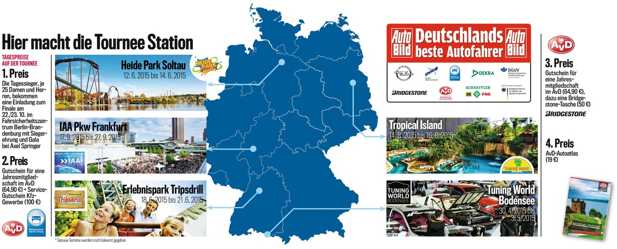 &quot;Deutschlands beste Autofahrer&quot; gehen in Friedrichshafen an den Start