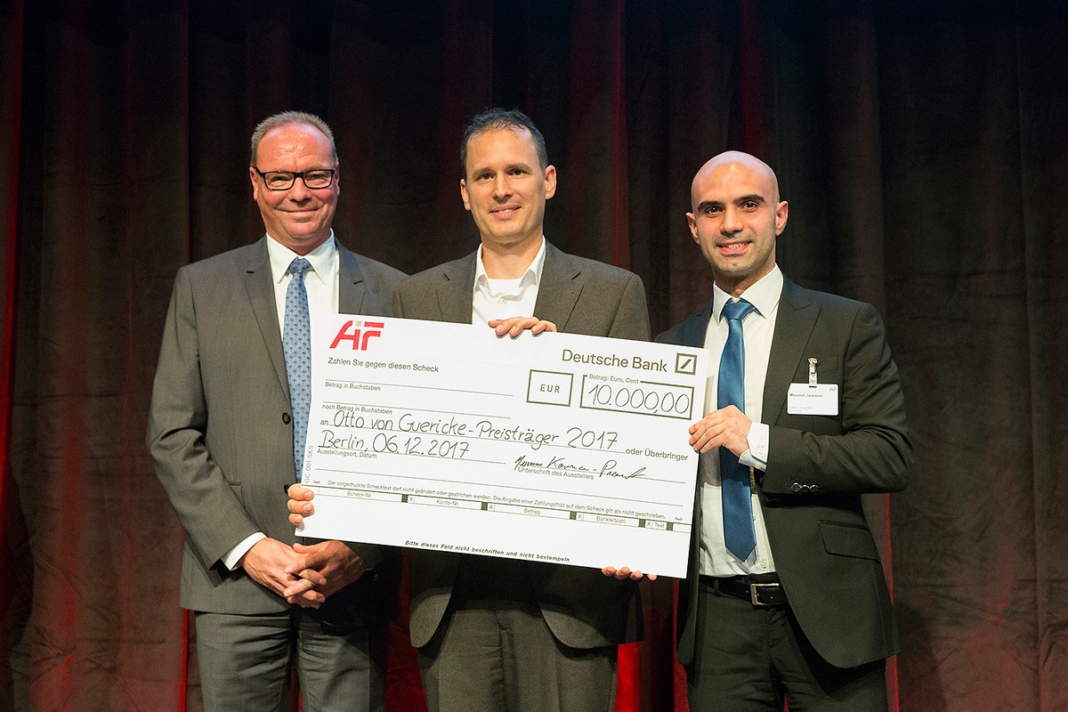 Umformen und Fügen in nur einem Schritt: Otto von Guericke-Preis 2017 der AiF geht nach Hannover