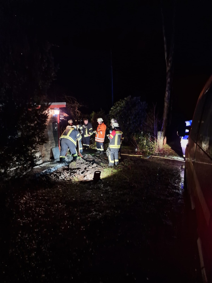 FFW Schiffdorf: Anhaltender Regen sorgt für Einsätze im Gemeindegebiet Schiffdorf