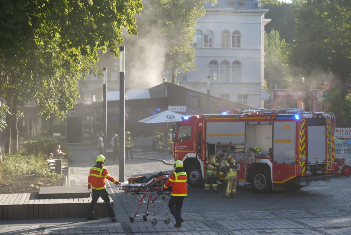 FW-Stolberg: Brand in Gastronomiebetrieb