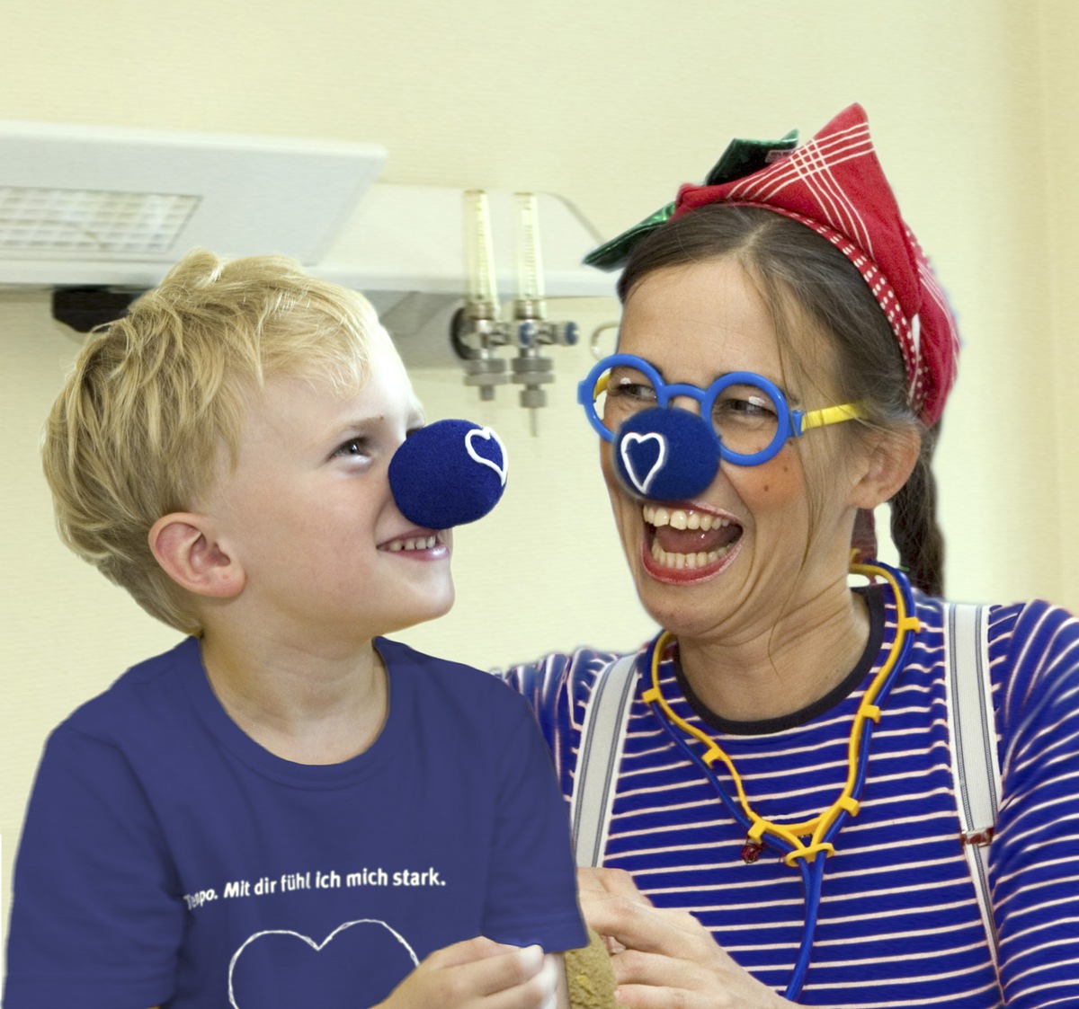 Machen Sie sich stark für kranke Kinder! / Unterstützen Sie zusammen mit Tempo und der Deutschen Kinderhilfe Direkt die Klinikclowns