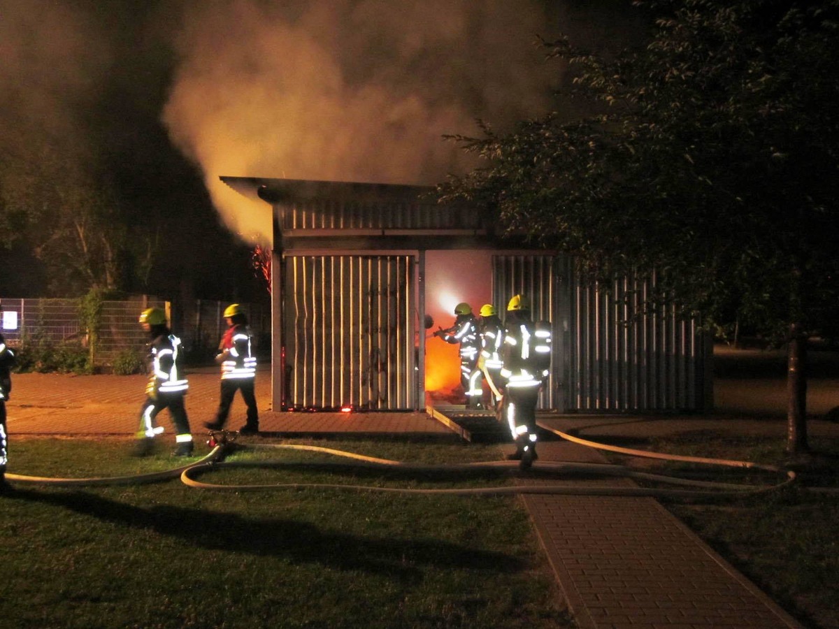 POL-PDWO: Brand auf Gelände des Berufsbildungswerks