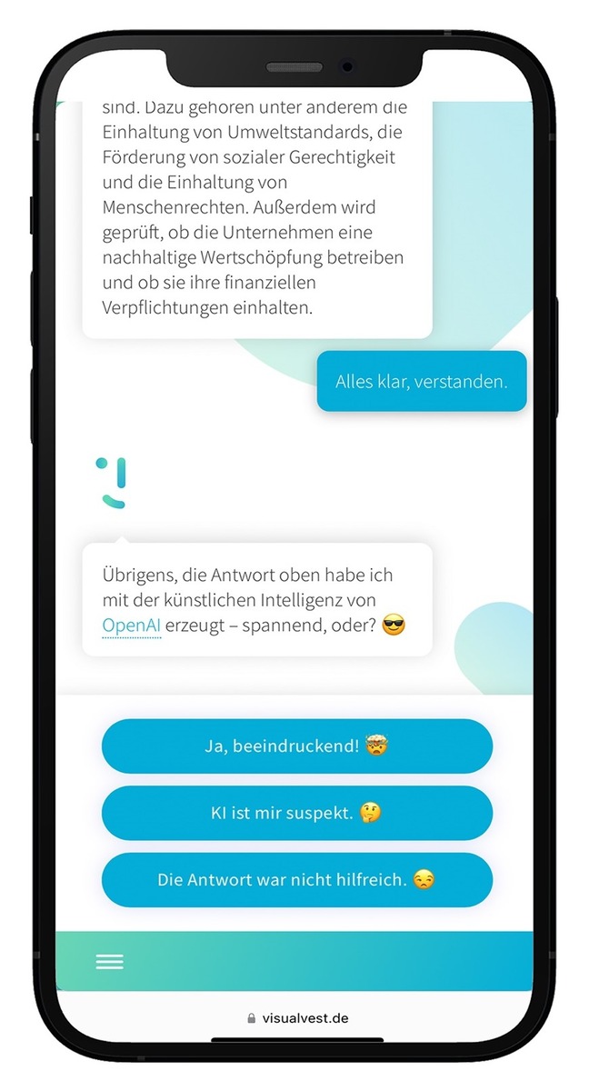 ChatGPT und Robo-Advice: VisualVest integriert KI in digitalen Kunden-Coach