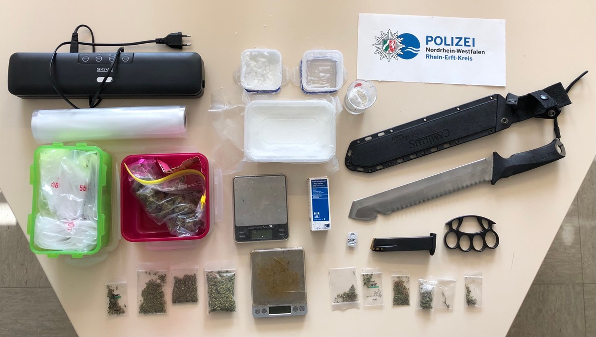 POL-REK: 230714-3: Polizisten durchsuchten Wohnungen möglicher Drogendealer