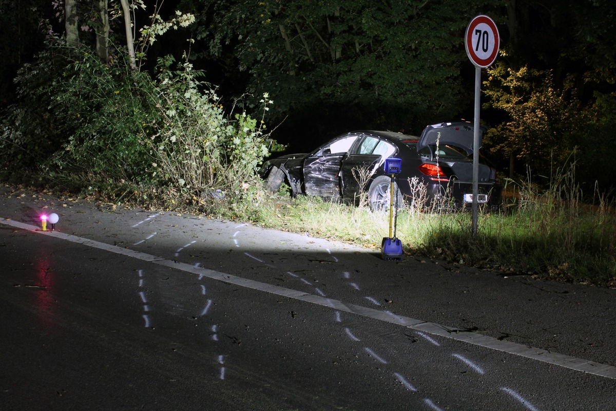 POL-BO: Alleinunfall - Senior (68) schwer verletzt