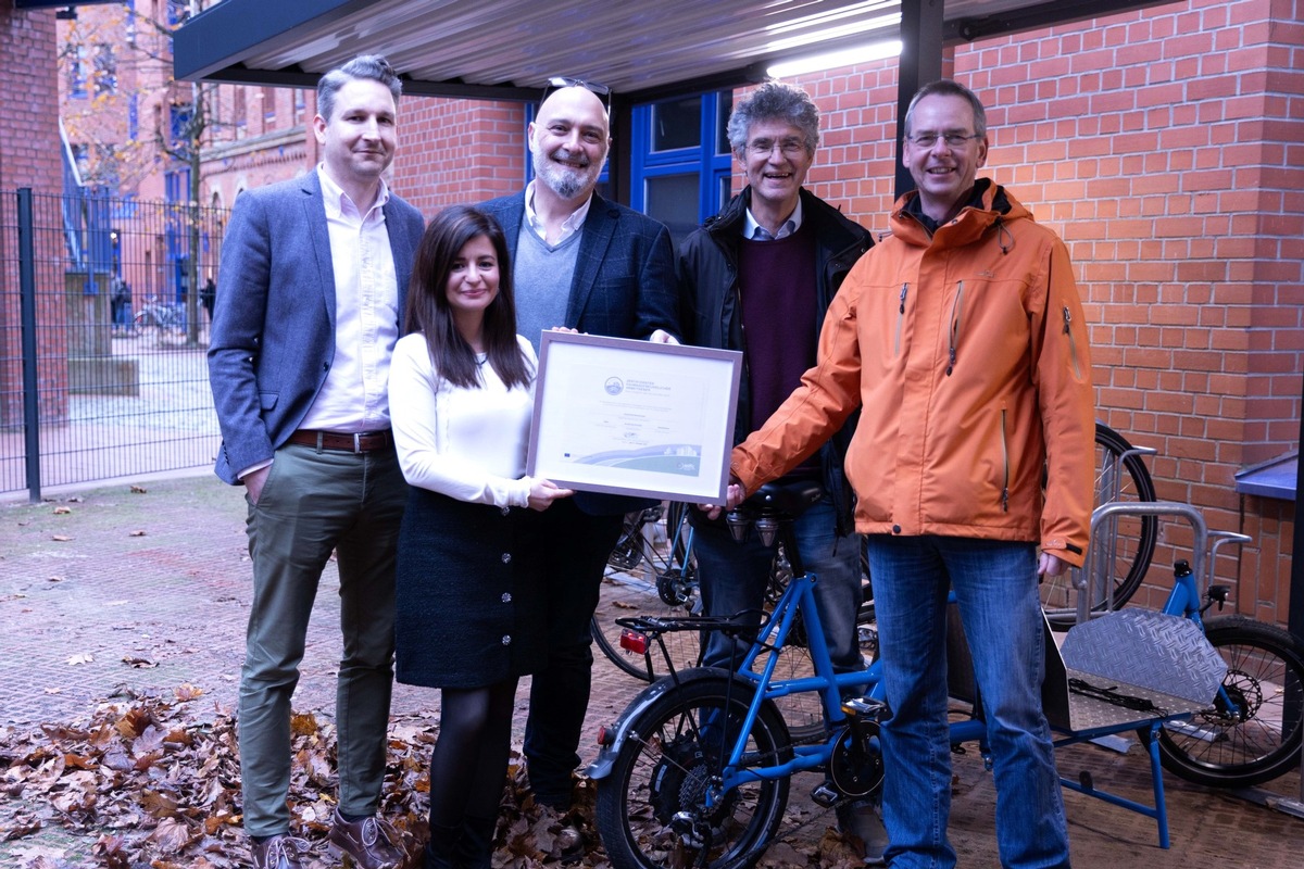 Hochschule als erste fahrradfreundliche Arbeitgeberin in Bremerhaven ausgezeichnet