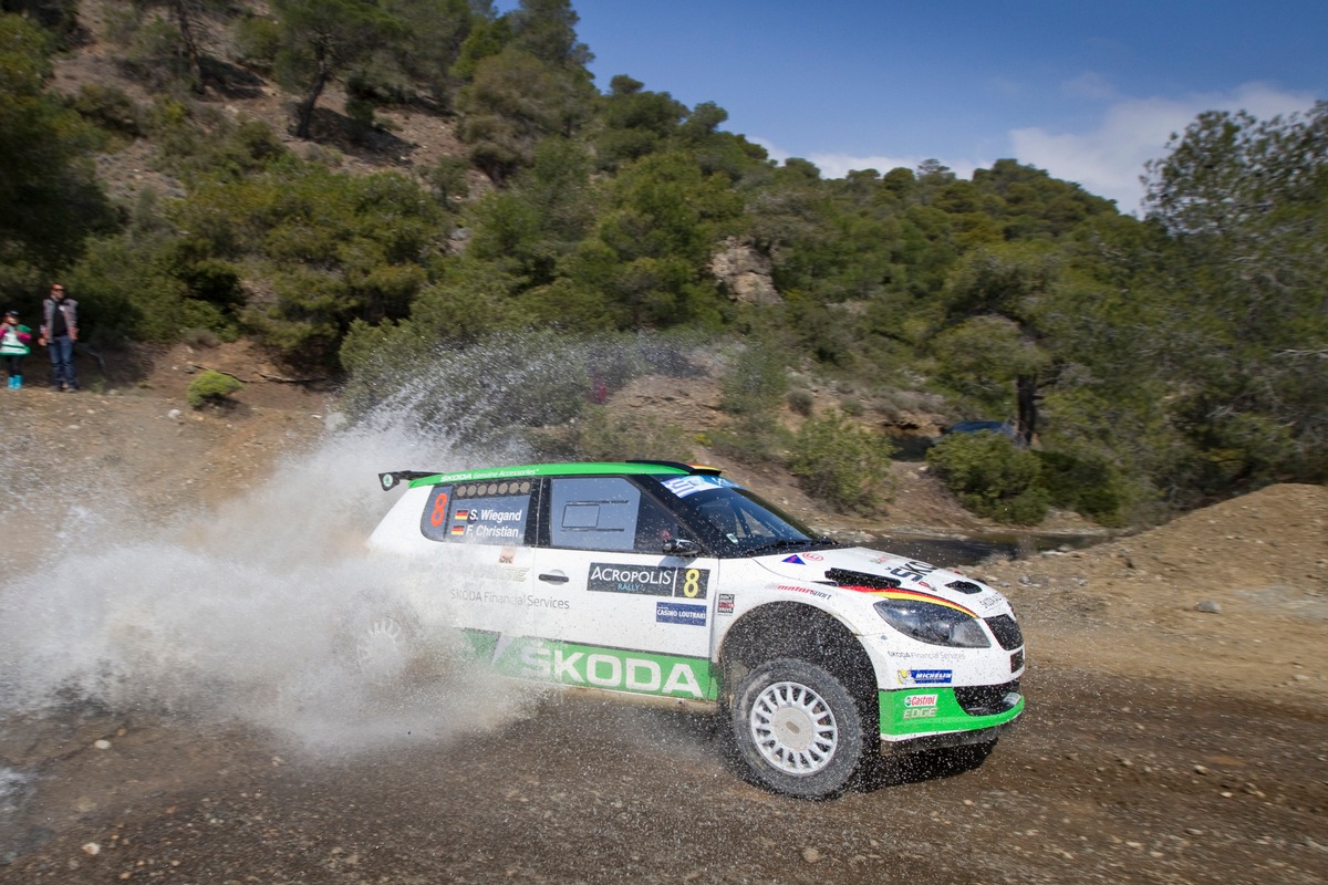 SKODA Pilot Lappi Vierter bei der Akropolis-Rallye, Wiegand am Sonntag Fünfter (FOTO)