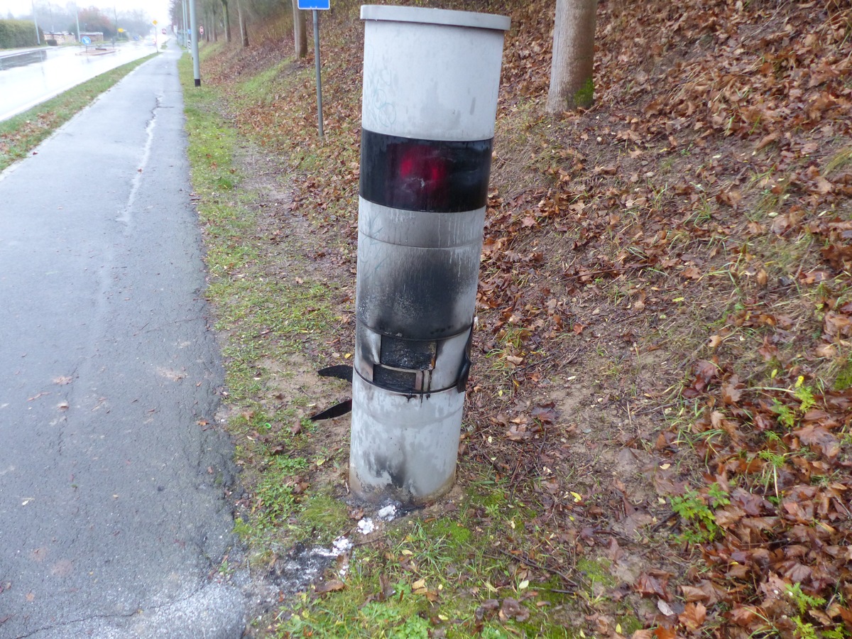 POL-RTK: Sachbeschädigung an Blitzersäule in Kiedrich, Rheingau-Taunus-Kreis