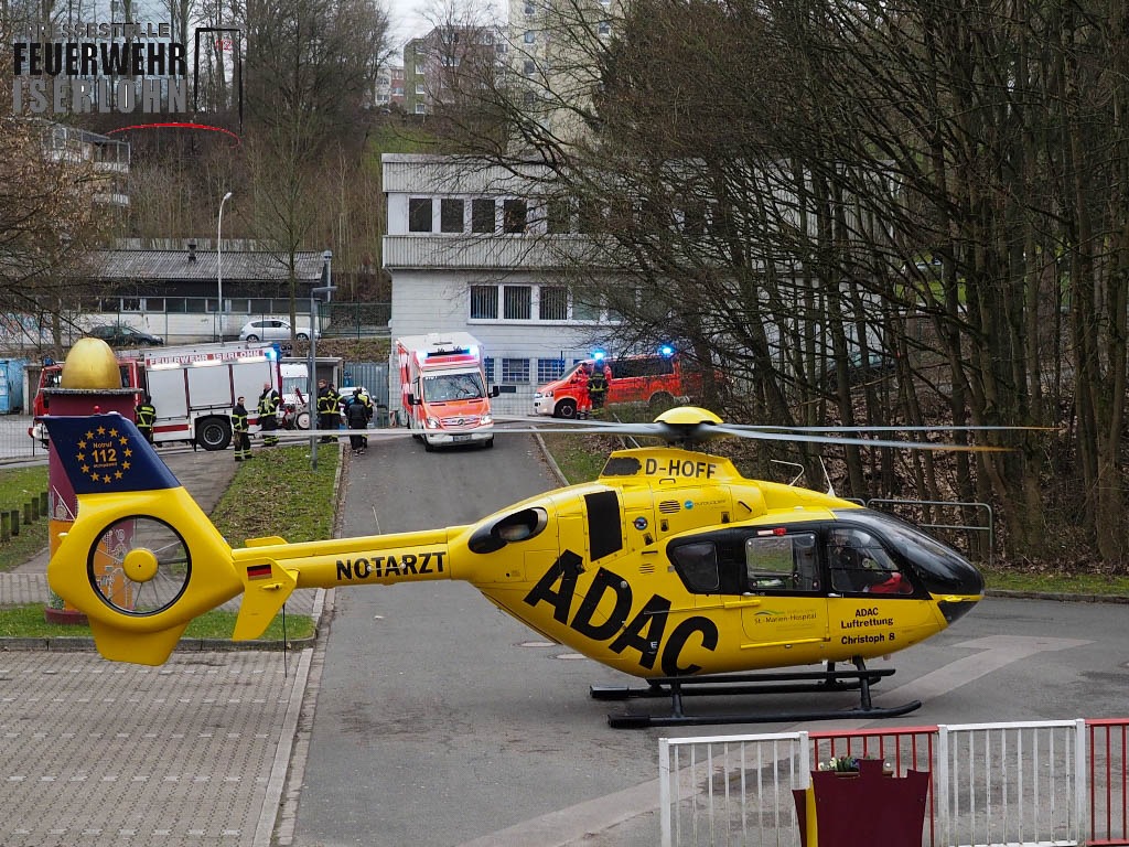 FW-MK: Erneute Landung eines Rettungshubschraubers