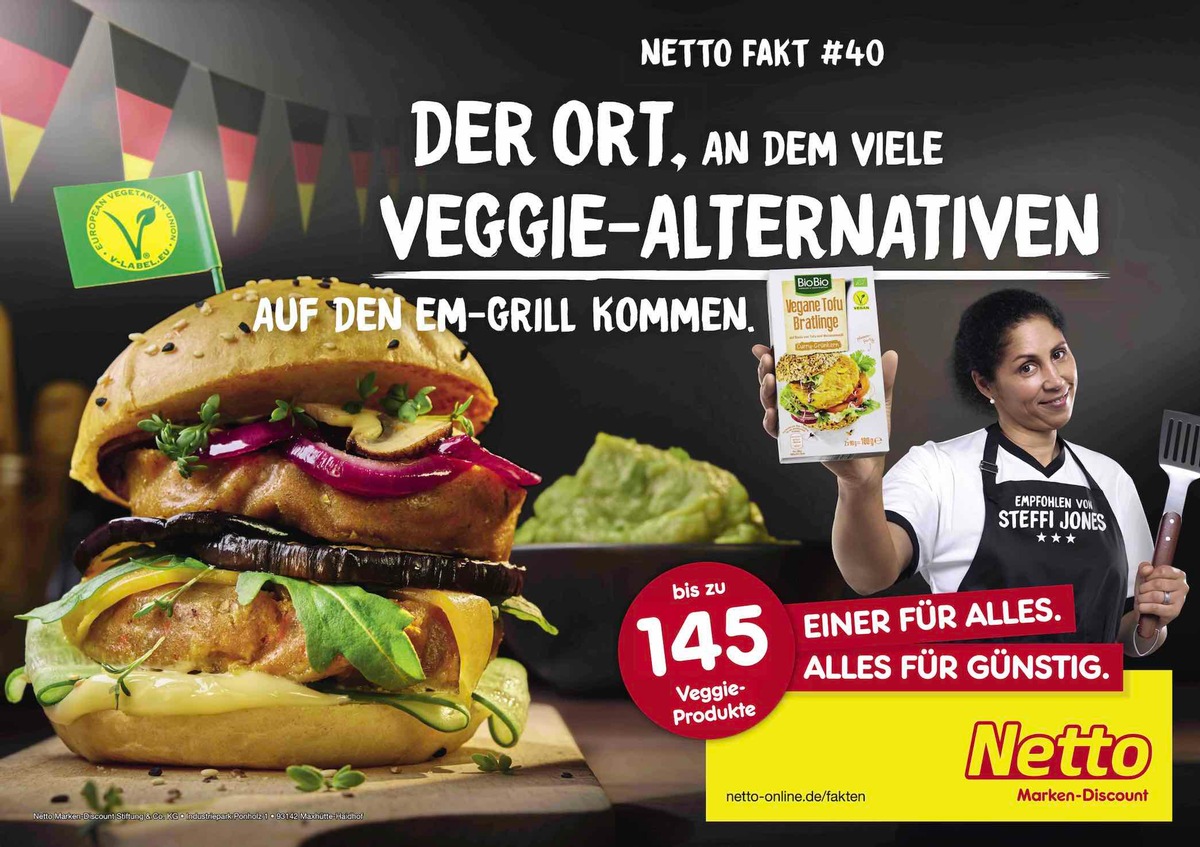 Anpfiff zur EM-Kampagne: Steffi Jones ist Netto-Testimonial