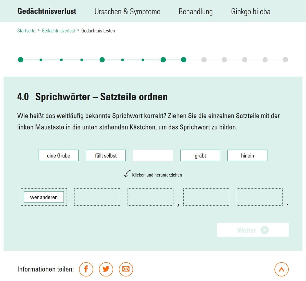 Neu: Gedächtnistest von ratiopharm© / Wenn Brille und Schlüssel wieder Zuhause liegen: Wieviel Vergesslichkeit ist normal?