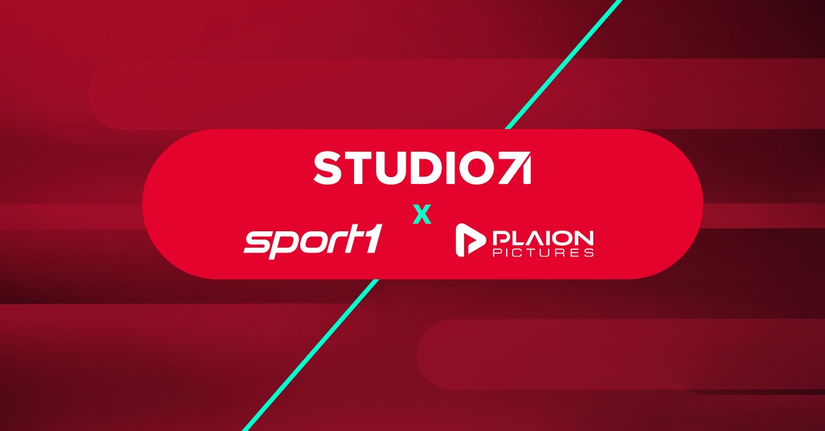 Zwei neue Content-Partner an Bord: Studio71 erweitert sein Partner-Netzwerk und sichert sich die exklusive YouTube-Vermarktung von SPORT1 und PLAION PICTURES