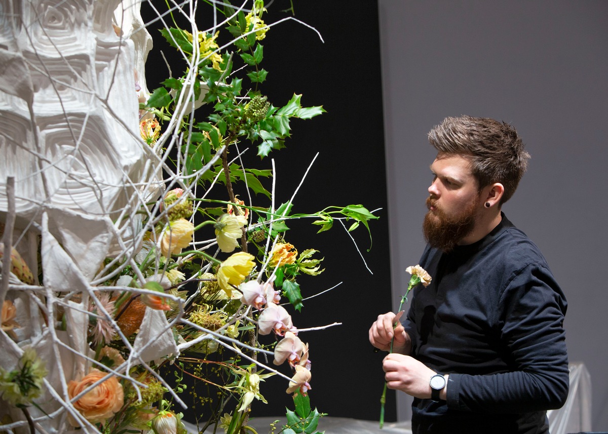 Stephan Triebe aus Deutschland belegt 4. Platz bei der Weltmeisterschaft der Floristen in Philadelphia