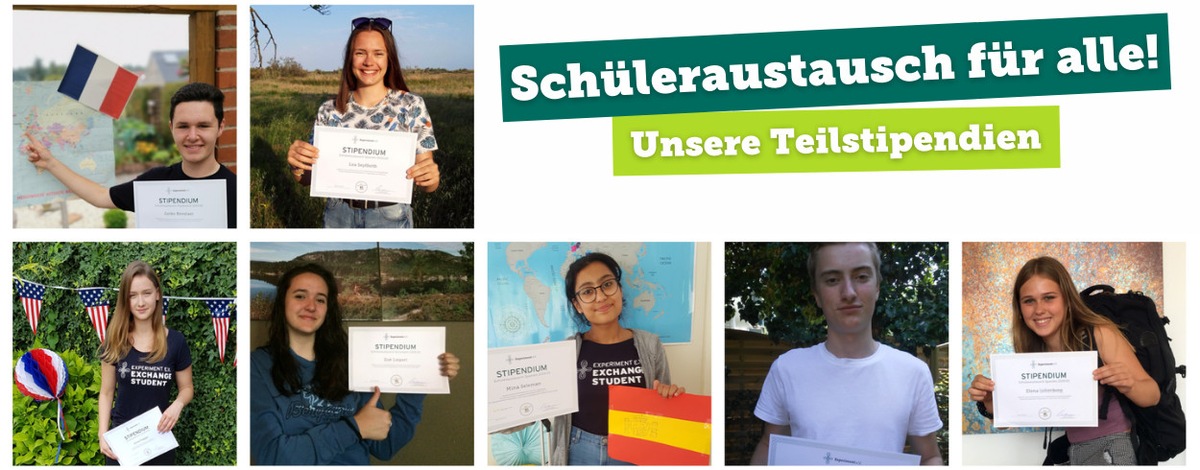 Teilstipendien für den interkulturellen Schüleraustausch / Bis zum 31. Dezember bewerben für gefördertes High School Year ab Sommer 2022