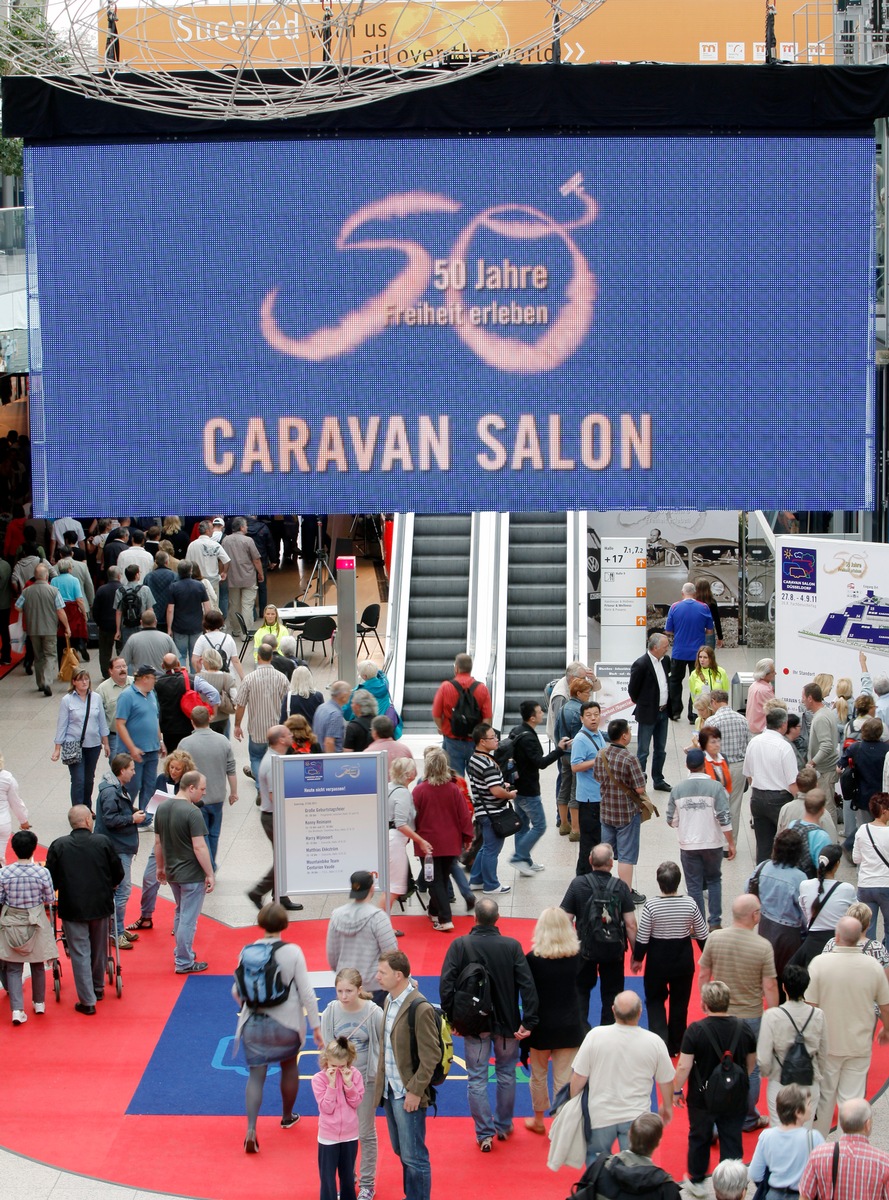 Starke Halbzeitbilanz beim CARAVAN SALON DÜSSELDORF (mit Bild)