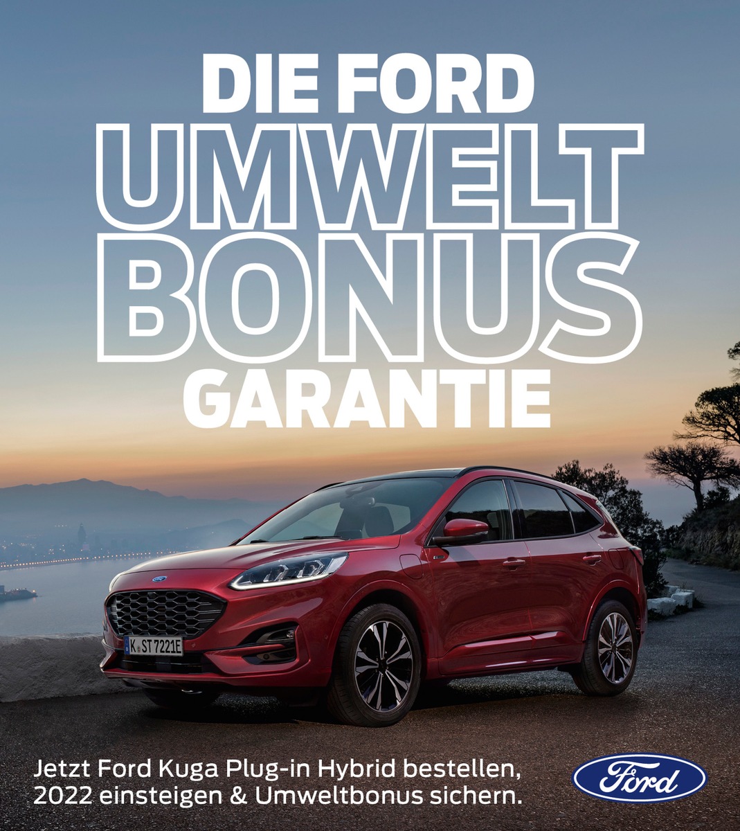 Ford: Umweltbonus-Garantie für den Kuga PHEV