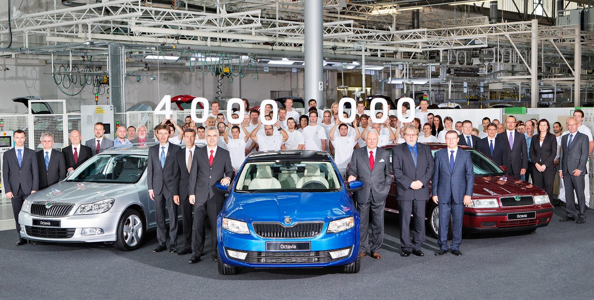 SKODA produziert viermillionsten Octavia (BILD)