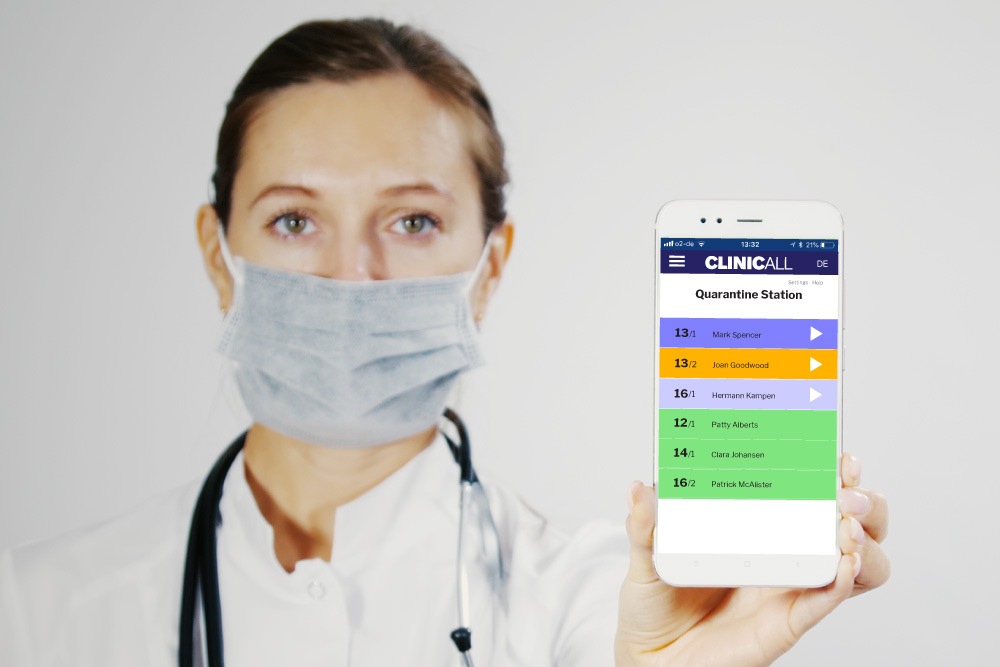 Neue ClinicAll Communicator App unterstützt das Pflegepersonal gegen Corona