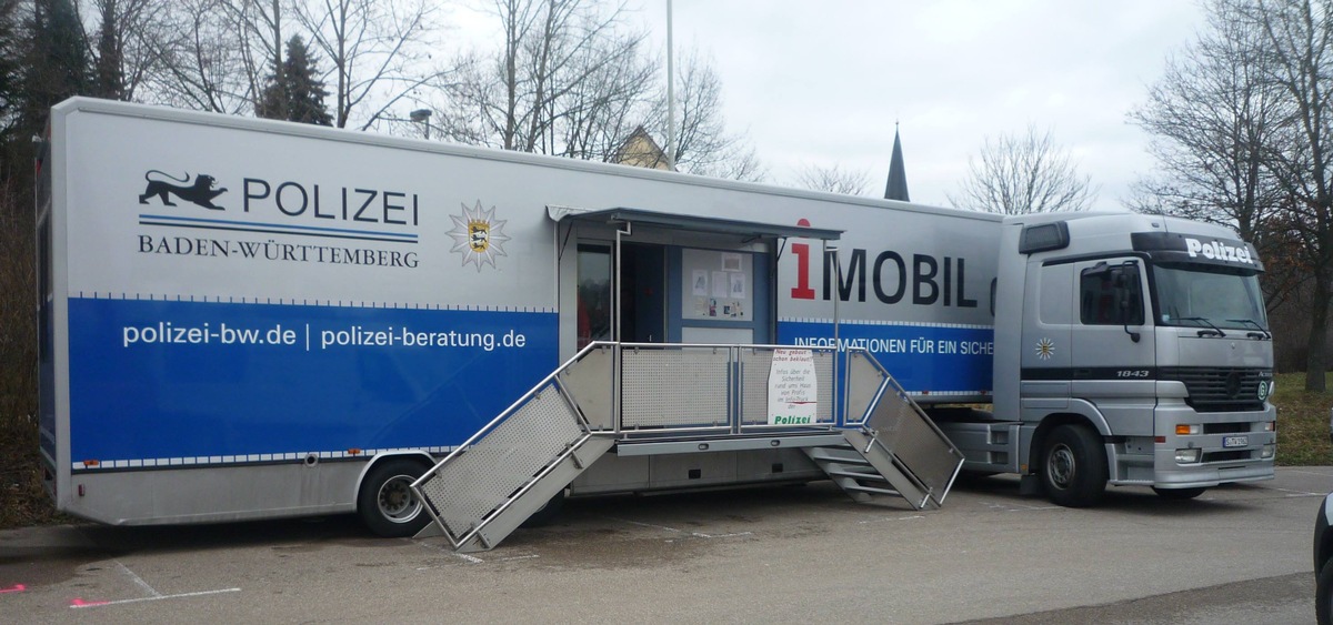 POL-MA: Heidelberg-Rohrbach: Infotruck zum Thema &quot;Einbruchschutz&quot; macht am 23.01.2019 Halt am Einkaufszentrum