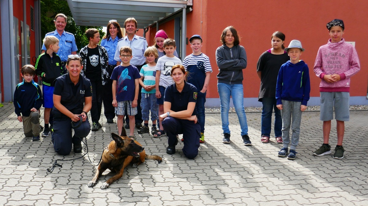 POL-PDNW: Feriensommer für Kinder bei der Polizei Neustadt