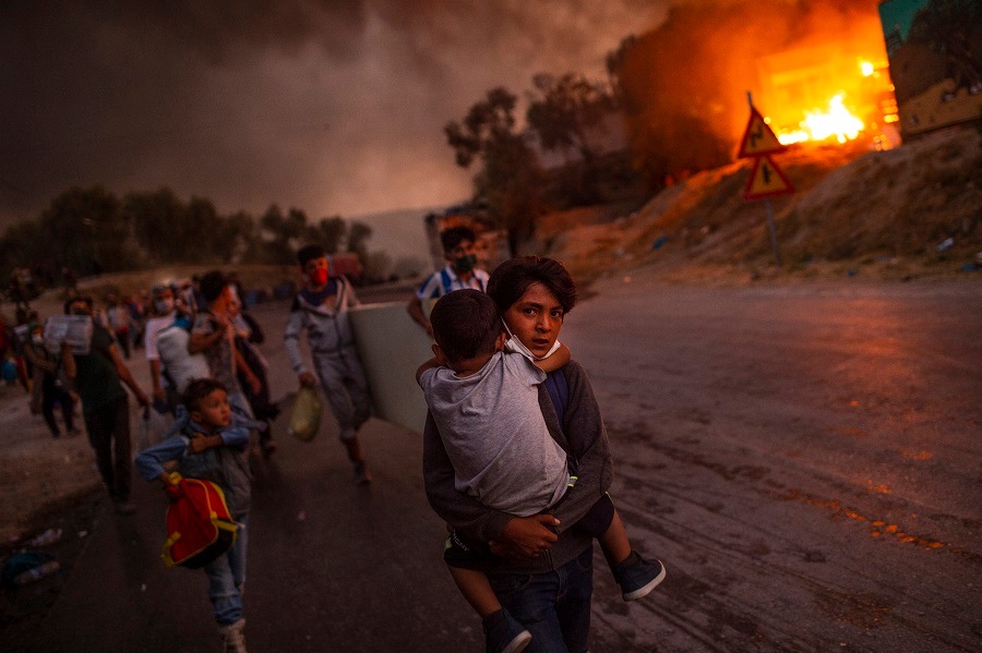 UNICEF-Foto des Jahres 2020 | Tapfer trotz brennender Not