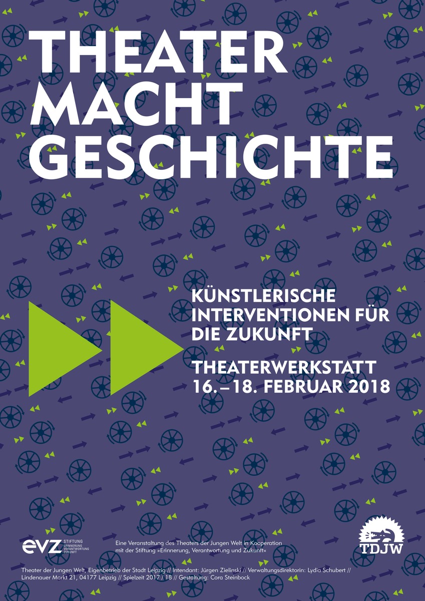 Ohne Erinnern keine Zukunft / Theater der Jungen Welt Leipzig und Stiftung EVZ veranstalten Theaterwerkstatt und öffentliche Podiumsdiskussion zur Erinnerungskultur an NS-Unrecht