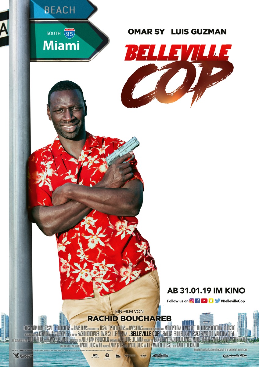 Omar Sy ist der BELLEVILLE COP - Ab 31. Januar 2019 im Kino