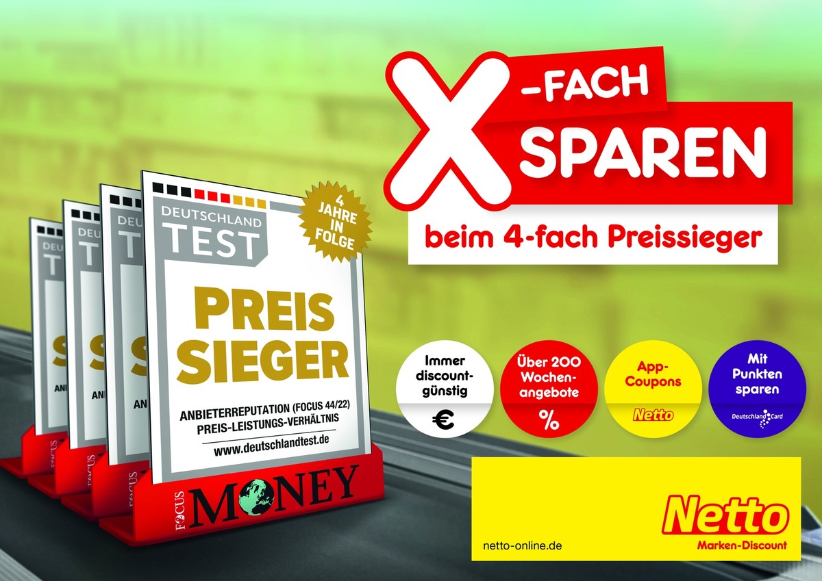 Netto Marken-Discount startet mit Preiskampagne ins neue Jahr