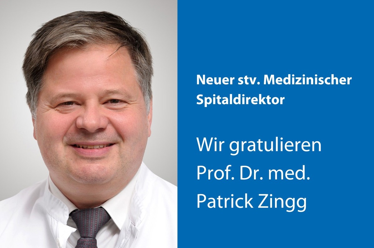 MEDIENMITTEILUNG - Neuer stv. Medizinischer Spitaldirektor