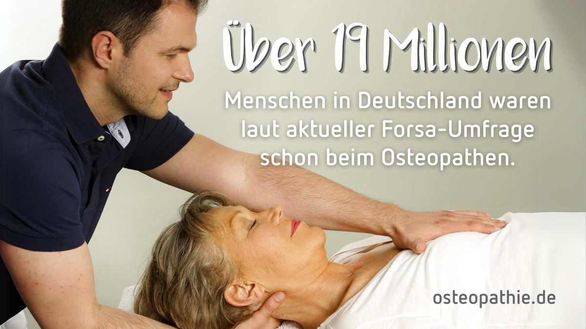 Forsa-Studie: Osteopathie immer gefragter / Hohe Zufriedenheit / Risiko Qualifikation