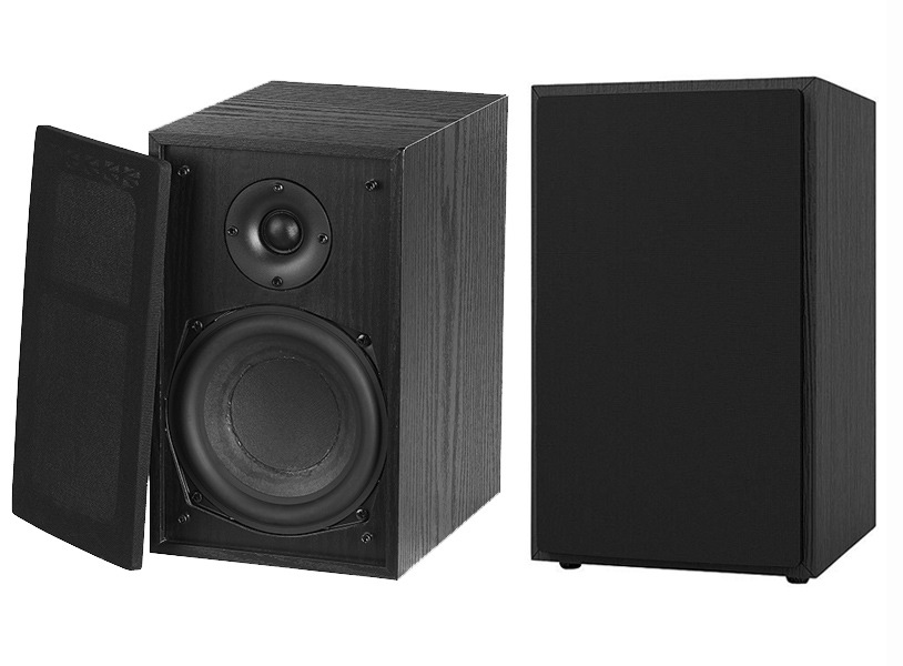 auvisio Passive 2-Wege-Stereo-Lautsprecher mit 240 Watt, 30 Hz - 20 kHz: Für besten Stereo-Sound mit Holzbauweise