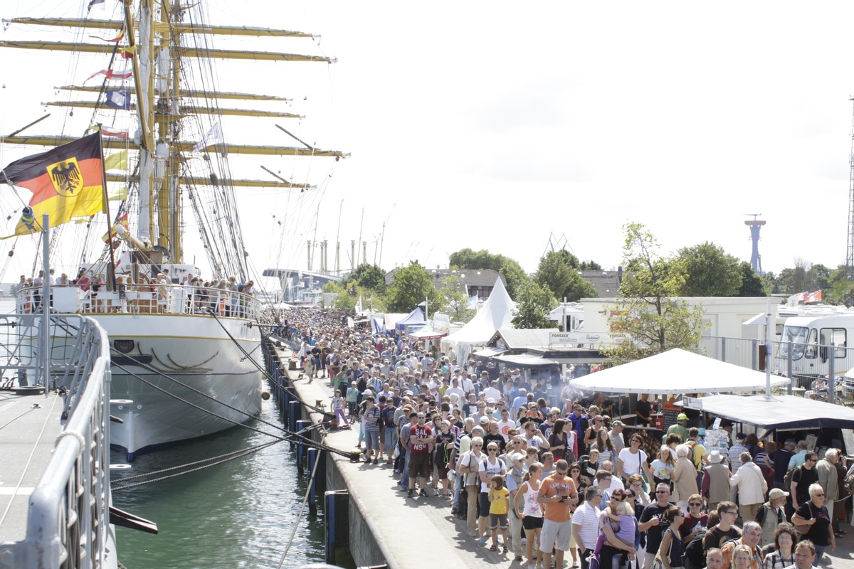 Die Marine auf der Hanse Sail 2015