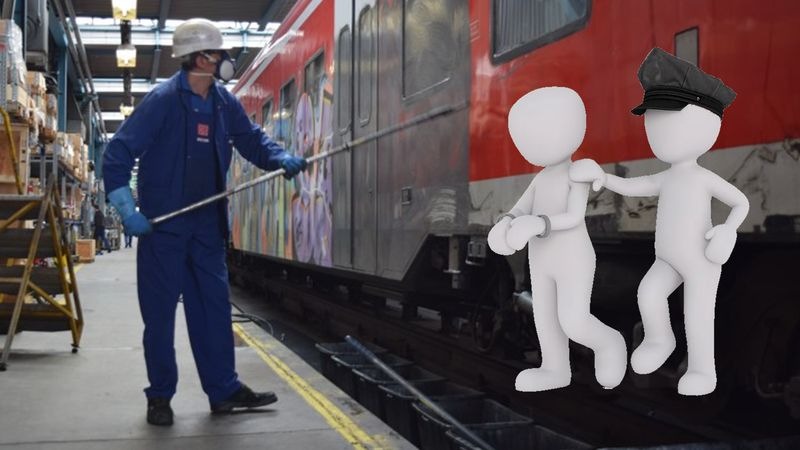 Bundespolizeidirektion München: Graffitisprayer festgenommen / 25-Jähriger besprühte S-Bahn