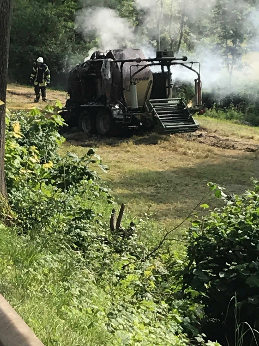 FW Lügde: Feuerwehr Lügde löscht zwei Brände in kurzer Zeit