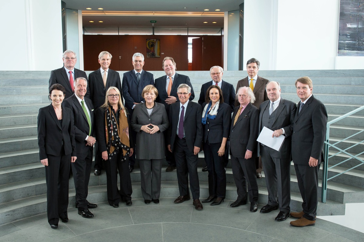 Erstes Treffen der Deutschen Content Allianz mit Bundeskanzlerin Angela Merkel: Auftakt zu einem kontinuierlichen Dialog (BILD)