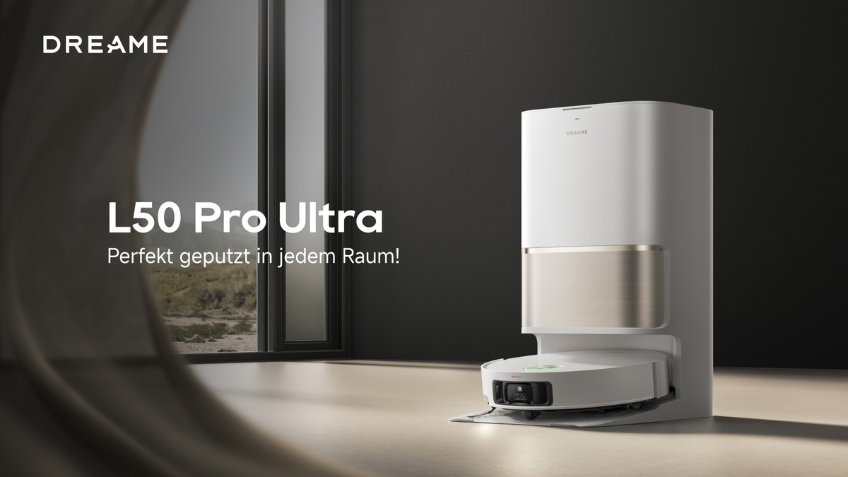 Erstklassige Technik, unglaublicher Preis: Dreame L50 Pro Ultra startet mit 200 Euro Rabatt / Ab sofort: Dreame L50 Ultra Pro ist für 1.099EUR erhältlich - nur für kurze Zeit!