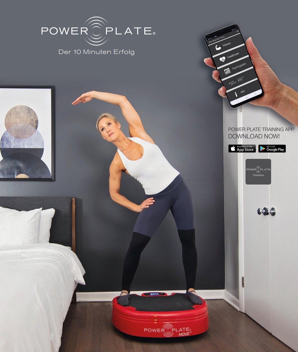 Bleibe Mit Power Plate Zu Hause Fit Presseportal