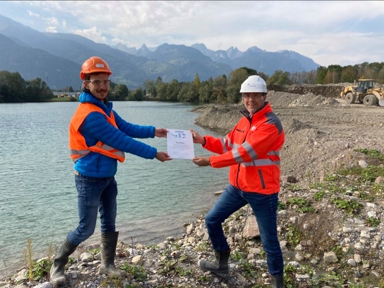 La gravière Holcim d’Aigle est recertifiée par la fondation Nature et Economie