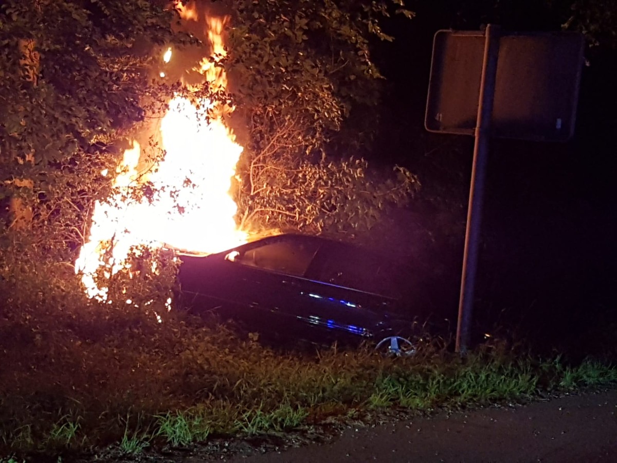 POL-WES: Hünxe/Voerde - Vom rechten Weg abgekommen: Irrfahrt eines Autofahrers