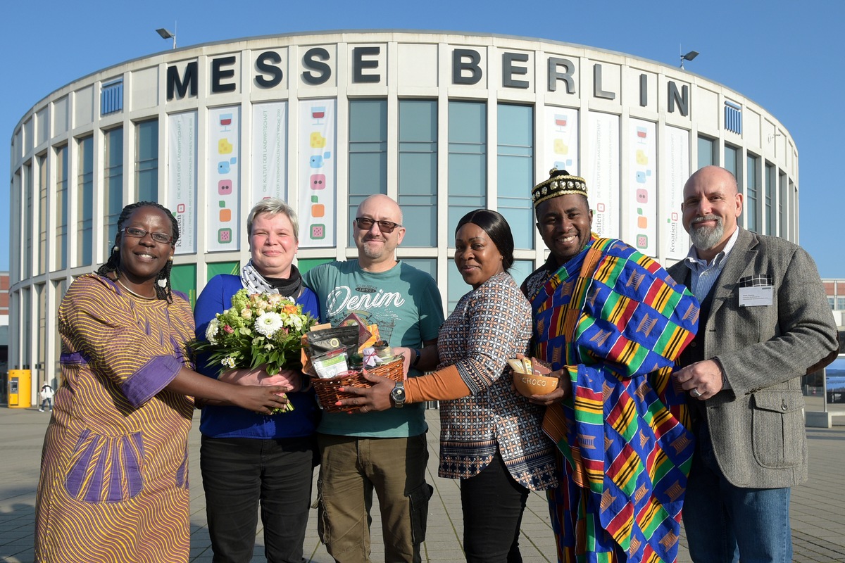 Silke Schmidt ist die 300.000 Besucherin der Grünen Woche