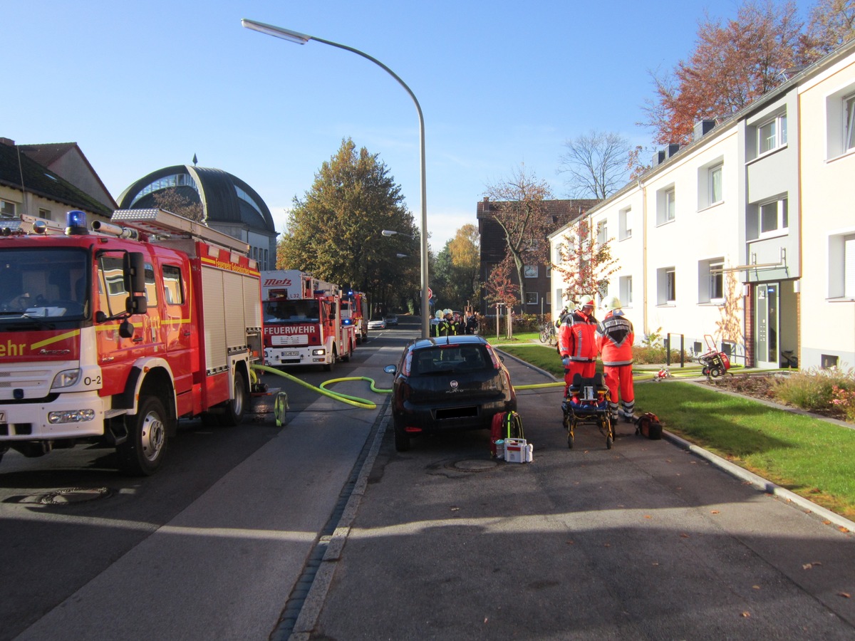 FW-GE: Hoher Sachschaden nach Küchenbrand in Gelsenkirchen Resse