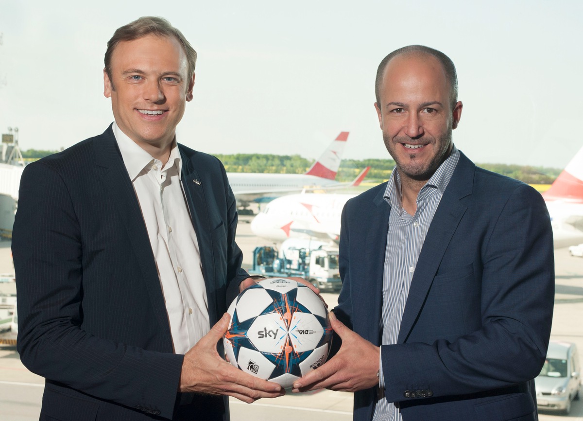 Sky Österreich und der Flughafen Wien kooperieren:  Das beste Live-Sport-Programm ab Mai im gesamten Passa-gierbereich empfangbar (FOTO)