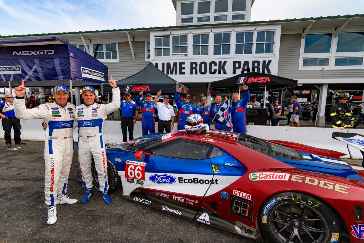 Ford Chip Ganassi Racing fährt in Lime Rock zum ersten Gesamtsieg in der diesjährigen IMSA-Meisterschaft (FOTO)