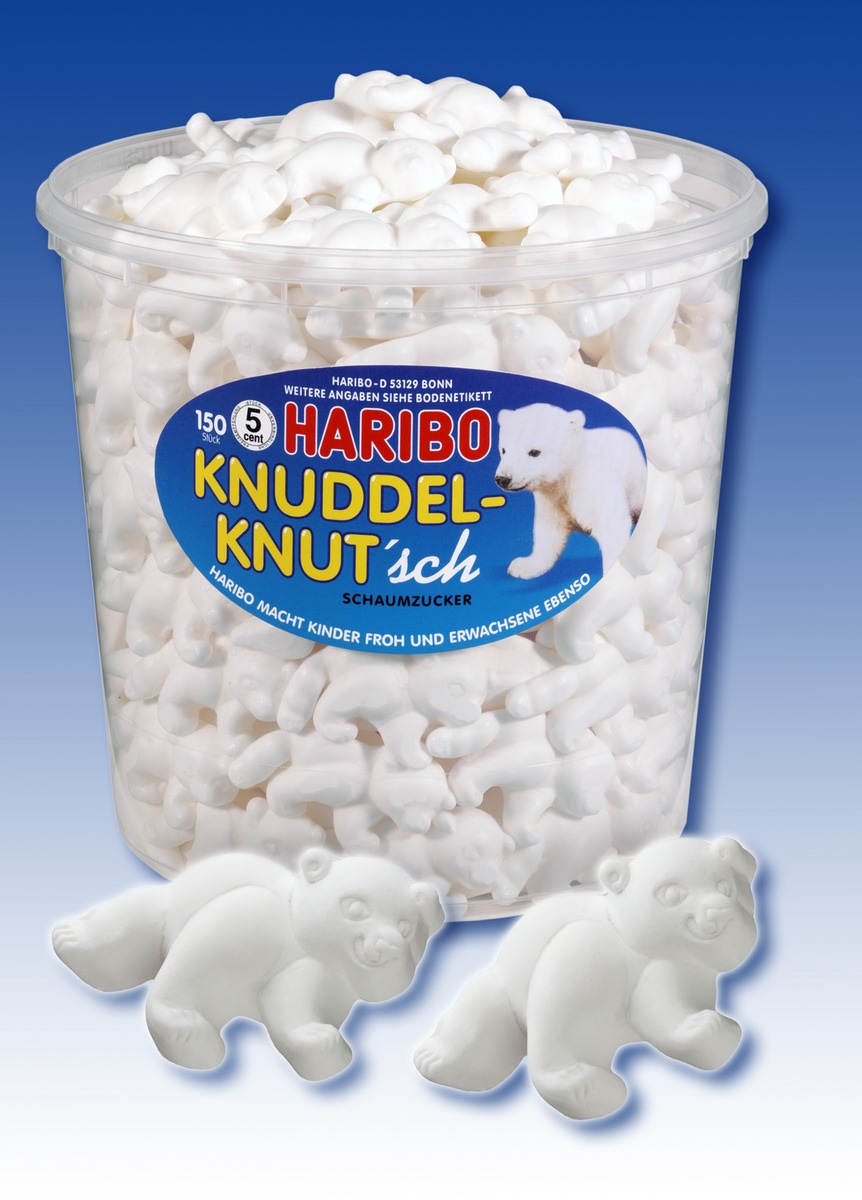 HARIBO spendiert Kindergeld für KNUT mit dem neuen Artikel &quot;KNUDDEL-KNUT´sch&quot;!