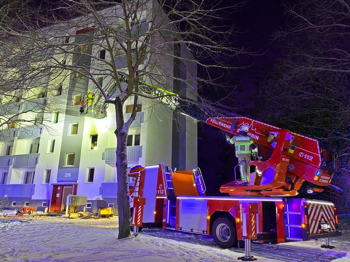 POL-SN: Küchenbrand in der Hamburger Allee