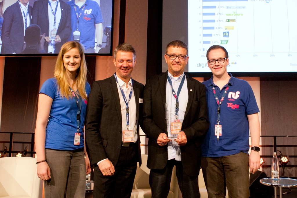 ruf reisen ist die Nummer eins in Sachen Social Media / Jugendreiseveranstalter auf der ITB 2016 mehrfach ausgezeichnet