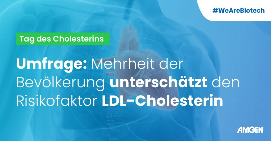 Umfrage: Mehrheit der Bevölkerung unterschätzt den Risikofaktor LDL-Cholesterin