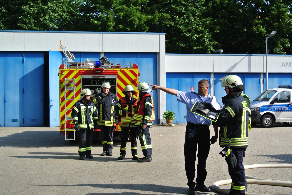 POL-VDMZ: Brand in Polizeidienststelle - Polizeiautobahnstation evakuiert