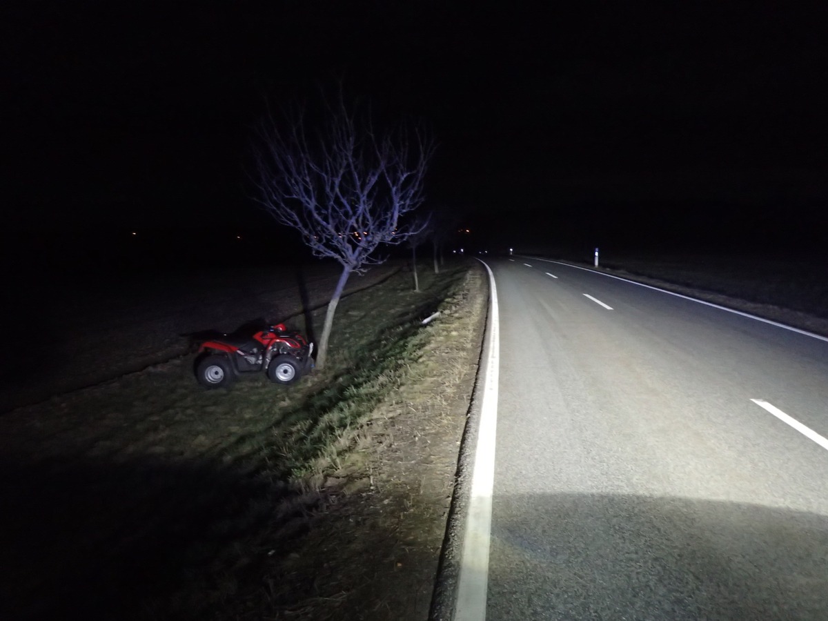 POL-PDKH: Verkehrsunfall unter Alkoholeinfluss beim Abschleppen